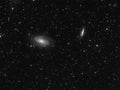 Messier 81 and Messier 82 Royalty Free Stock Photo