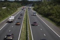 The M4 motorway in Swansea