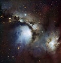 M78 Nebula NGC 2068 in constellation Orion. Royalty Free Stock Photo