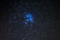 M45, Pleiades cluster or the seven sisters Royalty Free Stock Photo