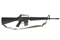 M16 rifle with 20-round magazine Vietnam War period Royalty Free Stock Photo