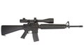 M16 rifle with telescopic sight Royalty Free Stock Photo