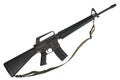 M16 rifle with Vietnam War period