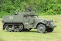 The M3A1 Scout Car from the Museum of American Armor during World War II Encampment Royalty Free Stock Photo