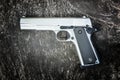 M1911 semi-automatic pistol Royalty Free Stock Photo