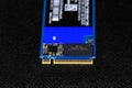 M.2 Solid state drives for computer - ssd sata, NVME PCIe, SATA SSD m key. Royalty Free Stock Photo