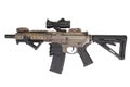 M4 special forces rifle isolated on a white Royalty Free Stock Photo