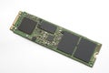 M.2 ssd solid state hard drive on white background Royalty Free Stock Photo