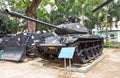 M41 USA tank. War Remnants Museum, Ho Chi Minh Royalty Free Stock Photo