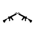 M416 weapon icon vector Royalty Free Stock Photo