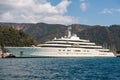 M/Y Eclipse superyacht owned by Russian oligarch Roman Abramovich, in Netsel Marina port of Marmaris, Turkey