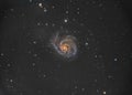 M101 Pinwheel Galaxy Royalty Free Stock Photo