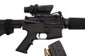 M16 - Colt M4 Flattop Royalty Free Stock Photo