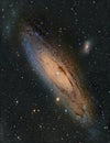 M31 Andromeda Galaxy Royalty Free Stock Photo