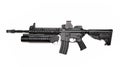 M4A1 assault rifle with grenade launcher Royalty Free Stock Photo