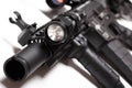 M4A1 carbine with tactical flashlight