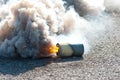 M8 HC Smoke Grenade Royalty Free Stock Photo