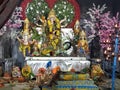 Maa durga idol worship for vijay dasami puja in kolkatta west bengal