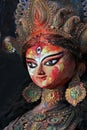 Maa Durga Sculpture. Durga puja festival in Kolkata, West Bengal, India Royalty Free Stock Photo