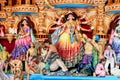 Maa Durga Sculpture. Durga puja festival in Kolkata, West Bengal, India Royalty Free Stock Photo
