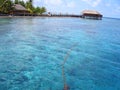 Maafushivaru island - Maldives Royalty Free Stock Photo
