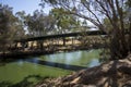 Maali Bridge view across Swan River in Western Australia Swan Valley wine region Royalty Free Stock Photo