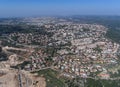 Maalot Tarshiha, Hertsel, Hailanot, Israel. Aerial Of Ma\'alot Tarshiha City in Norther Disctric In Israel.