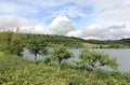 Maar in Schalkenmehren. Eifel, Germany.