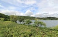 Maar in Schalkenmehren. Eifel, Germany.