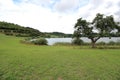 Maar in Schalkenmehren. Eifel, Germany.