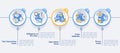 MaaS issues circle infographic template