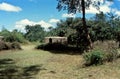 Maasai hut homestead, Bomas, Nairobi, Kenya Royalty Free Stock Photo