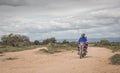 Maasai men on the motobike