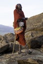 Maasai Tribesman Royalty Free Stock Photo