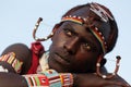 Maasai warrior in Loitoktok, Kenya.