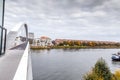 Hoge Brug High Bridge in Maastricht, crossing over the Meuse Maas River Royalty Free Stock Photo