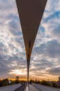 Hoge Brug High Bridge in Maastricht, crossing over the Meuse Maas River Royalty Free Stock Photo