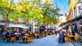 Many restaurant and pub terraces and patios to hang out with friends in the center of the historic city of Maastricht
