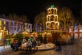 Magical Maastricht, the annual Christmas Market at the Vrijthof square in Maastricht Royalty Free Stock Photo