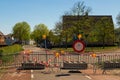 Closed border between Belgium and the Netherlands due to the COVID19 Pandemic. This bizar situation was never expected anymore of