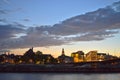 Maastricht , the Netherlands at night Royalty Free Stock Photo