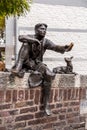 Statue of Pieke oet de Stokstraot in Maastricht, Netherlands