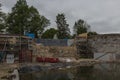 Restoration of the collapsed fortified wall in Maastricht