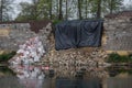 Rescuing collapsed wall in Maastricht