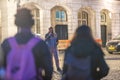 Maastricht, South Limburg, Netherlands. March 8, 2022. International Women`s Day. Speeches, demonstration