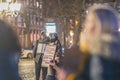 Maastricht, South Limburg, Netherlands. March 8, 2022. International Women`s Day. Speeches and demonstration