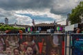 Maastricht and the Vrijthof square getting ready for the annual open air concerts of the violin player Andre Rieu Royalty Free Stock Photo