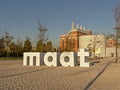 MAAT museum housed in an old power plant in Lisbon