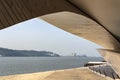 The MAAT - Museum of Art, Architecture and Technology with tagus river on the background