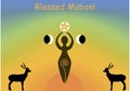 Mabon greeting card